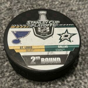 Dallas Stars vs St Louis Blues 2019 NHL Playoffs NHL Match Up Hockey Puck